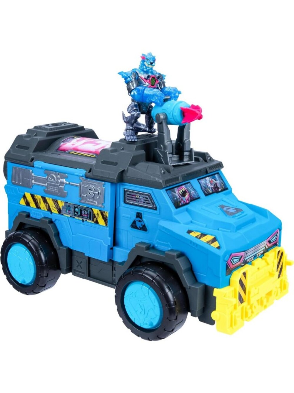 Mobile Battle Lab Toy Vehicle - MEGA-TECH Hybrid Action Figure for Kids